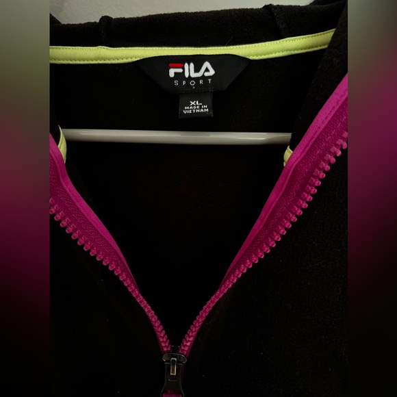 Fila black quarter zip up - Picture 2 of 3